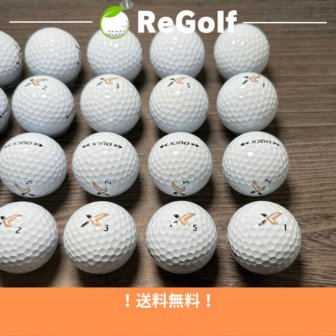 【中古】 ロストボール XXIO ゼクシオ X エックス ホワイト 20球 Bランク ゴルフボール リゴルフ